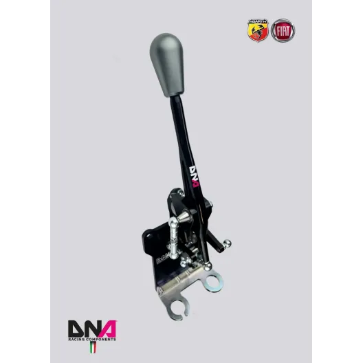 DNA Racing black anodized adjustable short shifter kit 500 Abarth