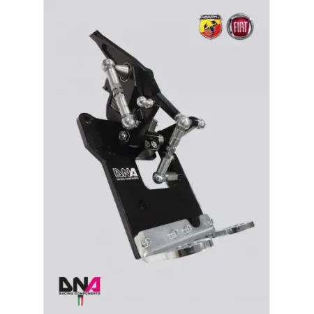 DNA Racing black anodized adjustable short shifter kit 500 Abarth