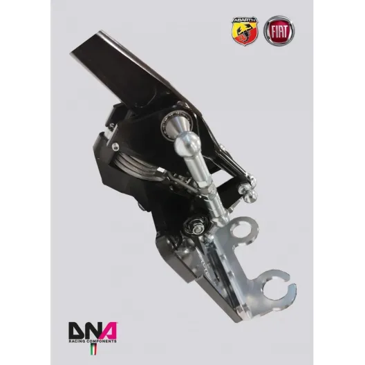 DNA Racing black anodized adjustable short shifter kit 500 Abarth