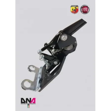 DNA Racing black anodized adjustable short shifter kit 500 Abarth