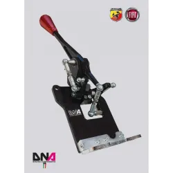 DNA RACING ADJUSTABLE GEAR TURRET KIT ANODIZED BLACK 695 STYLE 500 ABARTH KNOB