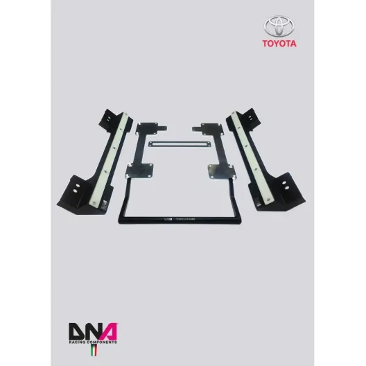 Toyota Yaris GR Seat lowering kit with adjustable guides DNA Racing
