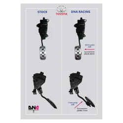 Toyota Yaris GR Accelerator pedal raiser and shift kit DNA RACING 2