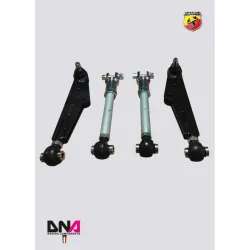 DNA Racing front adjustable suspension arms kit 500 Abarth EU