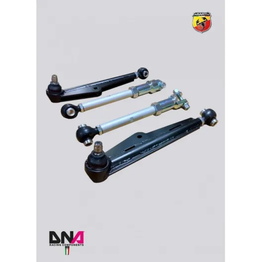 DNA Racing front adjustable suspension arms kit 500 Abarth EU