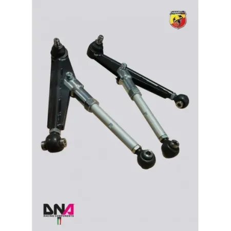 DNA Racing front adjustable suspension arms kit 500 Abarth EU