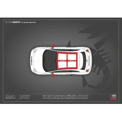 ROOF TRIM KIT 500 | 595 ABARTH