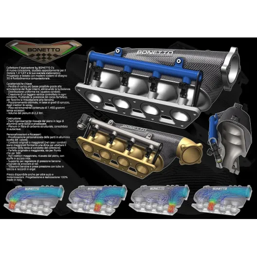 Collettore d’aspirazione per motori t-jet by BONETTO CV