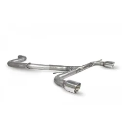 Scorpion non-resonated cat-back "Predator" VW Golf mk6 GTI/Edition 35