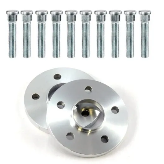 Pair of Hyundai i20n spacers, 20 mm thick, with bolts