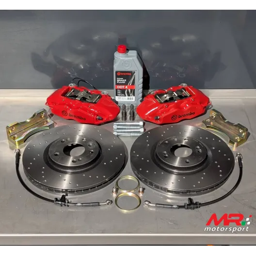 Braking system 320 mm discs Smooth-Drilled-Ford Fiesta St mk8 INCREASED NEW 2025