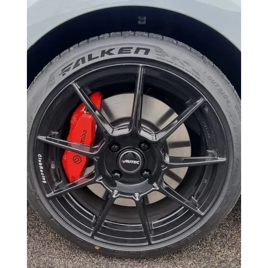 Braking system 320 mm discs Smooth-Drilled-Ford Fiesta St mk8 INCREASED NEW 2025