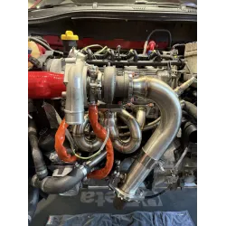 Kit collettori a cuore (STREET) 500 / Punto Abarth Mito / Giulietta per turbina TD04 2