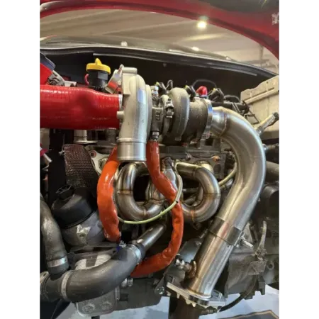 Heart shaped manifold kit (STREET) 500 / Punto Abarth for TD04 turbine