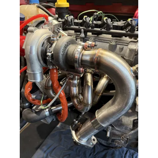 Kit collettori a cuore (STREET) 500 / Punto Abarth Mito / Giulietta per turbina TD04