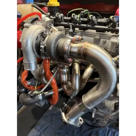 Heart shaped manifold kit (STREET) 500 / Punto Abarth for TD04 turbine