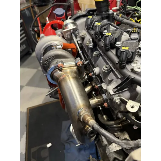 Heart shaped manifold kit (STREET) 500 / Punto Abarth for TD04 turbine