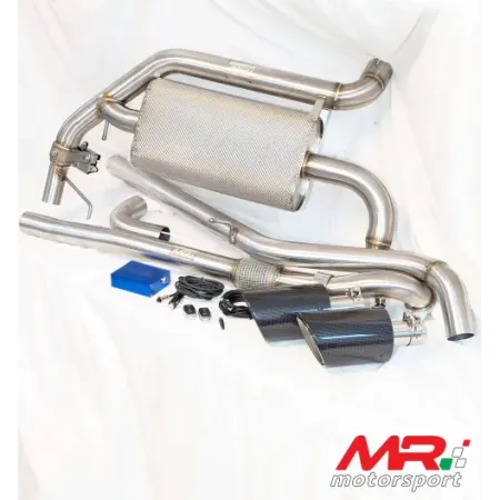 Abarth 500 terminale completo con valvola apri chiudi wireless (con telecomando)