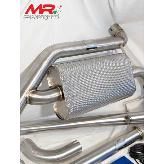 Abarth 500 terminale completo con valvola apri chiudi wireless (con telecomando)