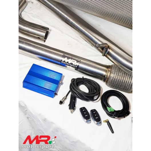 Abarth 500 terminale completo con valvola apri chiudi wireless (con telecomando)