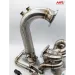 Heart shaped manifold kit (STREET) 500 / Punto Abarth for TD04 turbine
