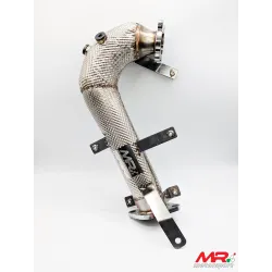 Downpipe De cat  td04 70 mm race with double probe INSULATED