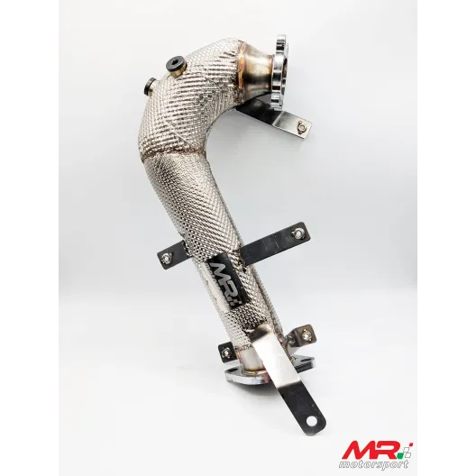 Downpipe De cat  td04 70 mm race with double probe INSULATED