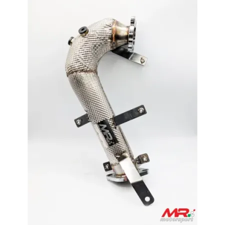 Downpipe Skat Fiat 1.4 T-Jet TURBO TD04 70 mm race con doppia sonda COIBENTATO