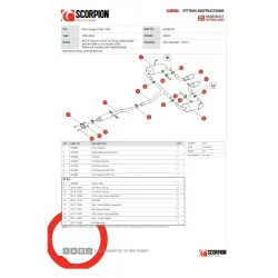 Scarico Scorpion - Mini Cooper S R52/R53 dal 2002 al 2006 STW Tails SMN012S sistema cat-back silenziato 2