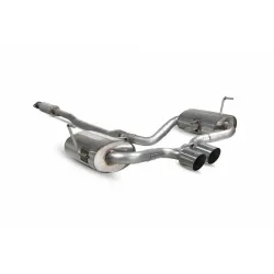 Scorpion Exhaust - Mini Cooper S R52/R53 2002 to 2006 Resonated cat-back system STW Tails SMN012S