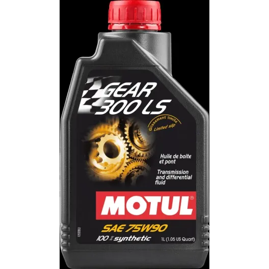MOTUL GEAR 300 LS 75W90 1L Gearbox Oil FOR GEARBOXES WITH SELF-LOCKING DIFFERENTIAL