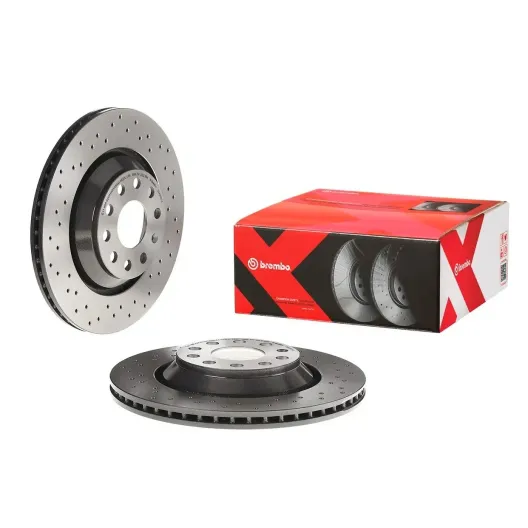 AUDI TT 8s Dischi freno Brembo FORATI  310x22  (FV3, FVP) DISCHI POSTERIORI