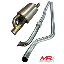 Centrale Silenziato 500 abarth CON VALVOLA WIRELESS Diametro 60 mm o 63,5 mm