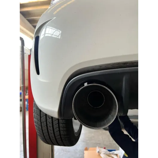 Terminale SILENZIATO uscita singolo 500/595 abarth