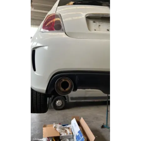 Terminale SILENZIATO uscita singolo 500/595 abarth
