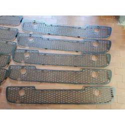 Griglia Fiat 500 ABARTH assetto corse Acciaio inox NERO OPACO CON GANCIO SABELT 2