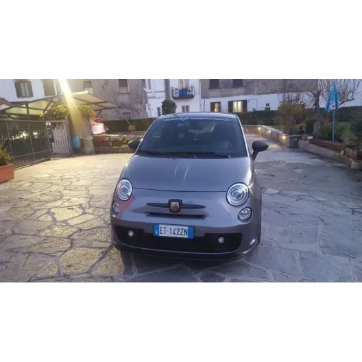 Grille Fiat 500 ABARTH racing set-up Stainless steel MATT BLACK WITH SABELT HOOK