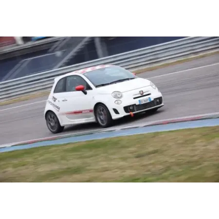 Griglia Fiat 500 ABARTH assetto corse Acciaio inox NERO OPACO CON GANCIO SABELT