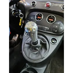 Abarth 500 "Racing Cage" Aluminum Gear Knob BIPOSTO