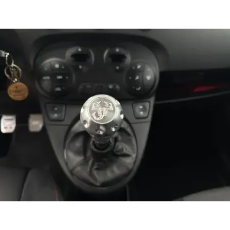 Abarth 500 "Racing Cage" Aluminum Gear Knob BIPOSTO