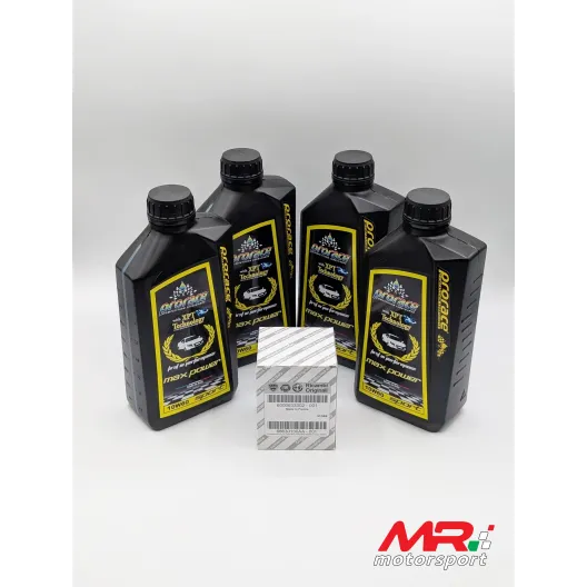 KIT TAGLIANDO Prorace MOTOR OIL MAX POWER AUTO 10W60 SPORT 100% SYNT