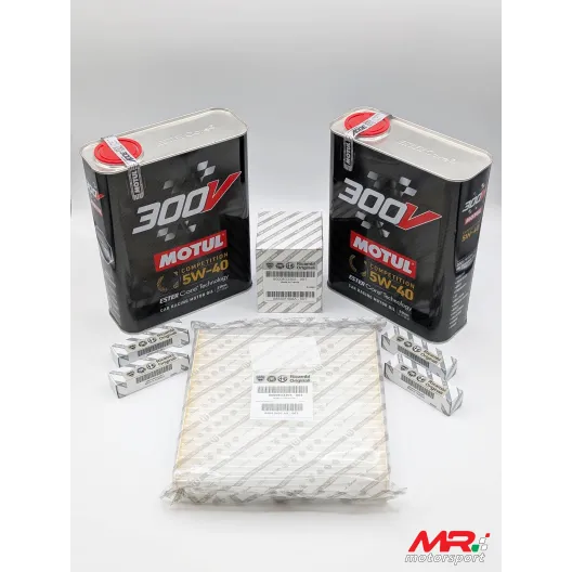Kit Tagliando COMPLETO Abarth MOTUL 300V COMPETITION 5W-40
