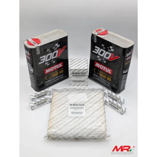 COMPLETE Service Kit Abarth MOTUL 300V COMPETITION 15W-50