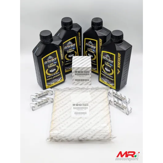 KIT TAGLIANDO COMPLETO Prorace MOTOR OIL MAX POWER MOTO 10W50 100% SINT SPORT
