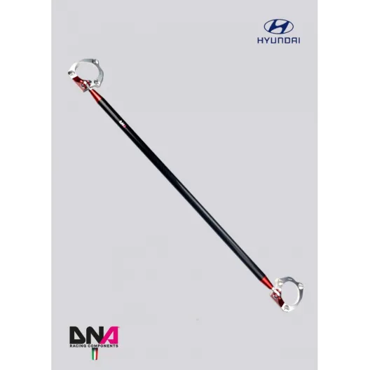 Kit barra duomi anteriore fibra di carbonio Hyundai i20N DNA Racing