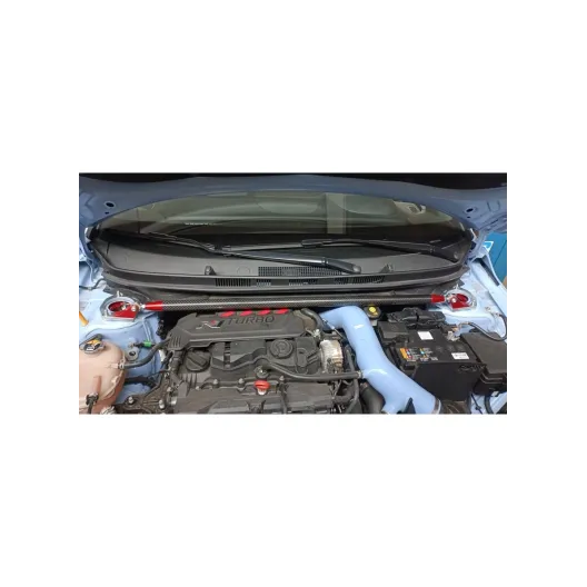 Kit barra duomi anteriore fibra di carbonio Hyundai i20N DNA Racing