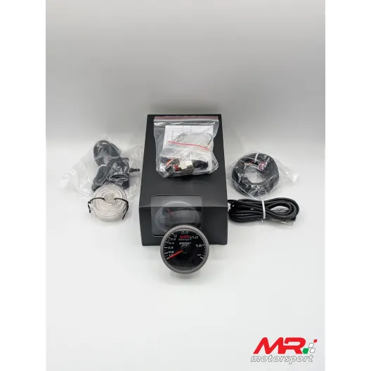 4 in 1 Turbo pressure gauge MrMotorsport 60 mm Turbo-pressure-oil temperature Volt