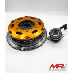 Double disc reinforced clutch kit with single-mass flywheel FIAT 500 abarth 500 hp 550 nm
