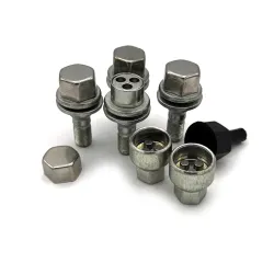 Bulloni antifurto 500 595 abarth M12 x 1,25 PER DISTANZIALI DA 13 MM