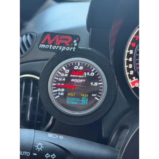 ADATTATORE MONTAGGIO Strumento Manometro Fiat 500 Abarth 60 mm Portastrumenti